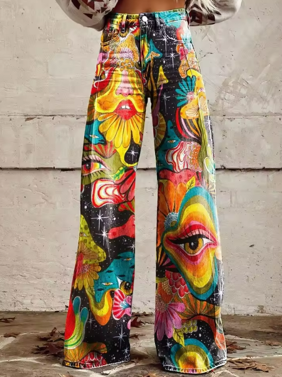 Tove ™ - Spodnie w Stylu Boho Vintage