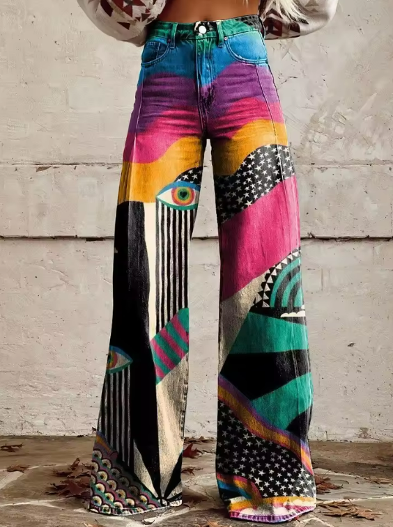 Tove ™ - Spodnie w Stylu Boho Vintage