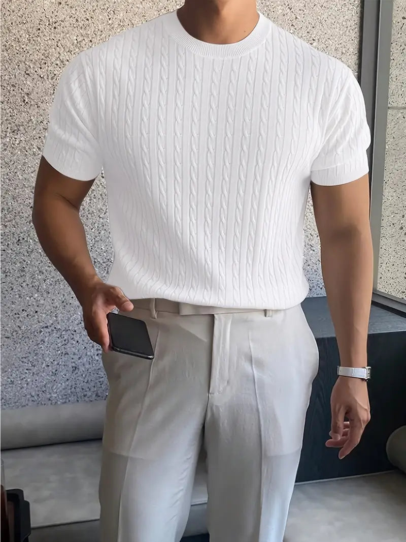 Kiril - Elegancki Sweter Z Dzianiny