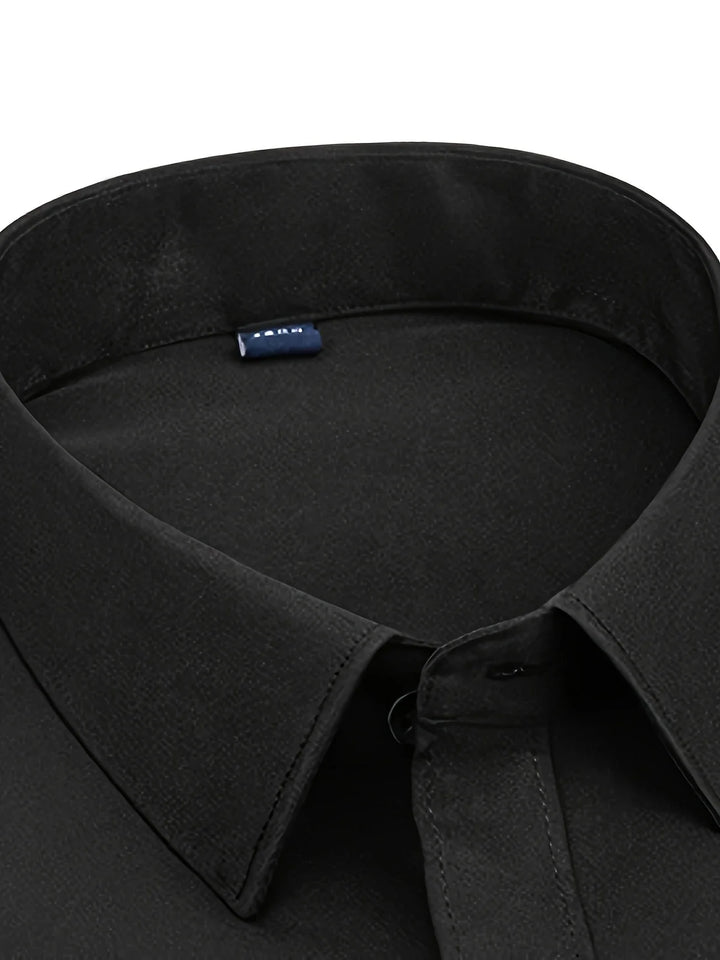 Ezra – Elegancka Koszula o Dopasowanym Kroju z Guzikami