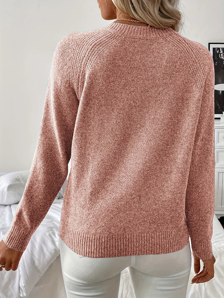 Pascuala – Elegancki Sweter z Dzianiny z Perłami