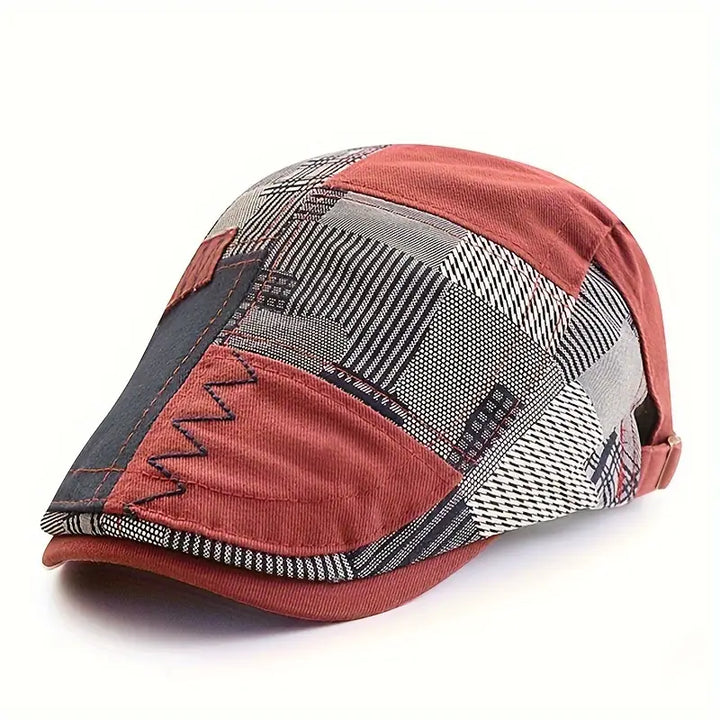 Lebron - Czapka Typu gazetarz w Stylu Vintage z Naszywkami