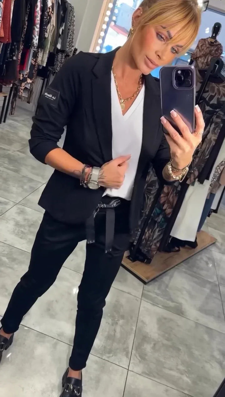 Jocelyne - Elegancki Zestaw Marynarki Spodni