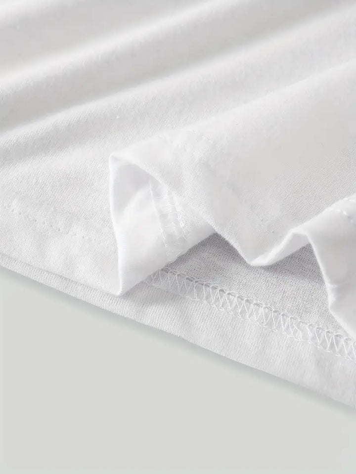 Aimilia - Elegancka Koszulka Z Krótkim Rękawem I Kwiatowym Nadrukiem