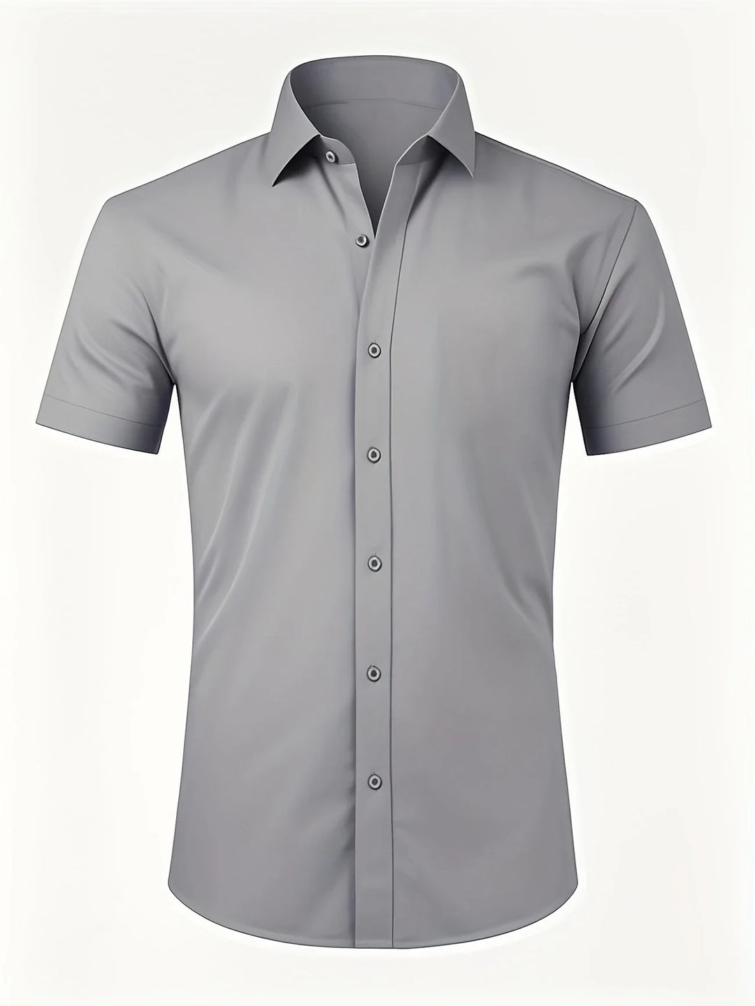 Ezra – Elegancka Koszula o Dopasowanym Kroju z Guzikami