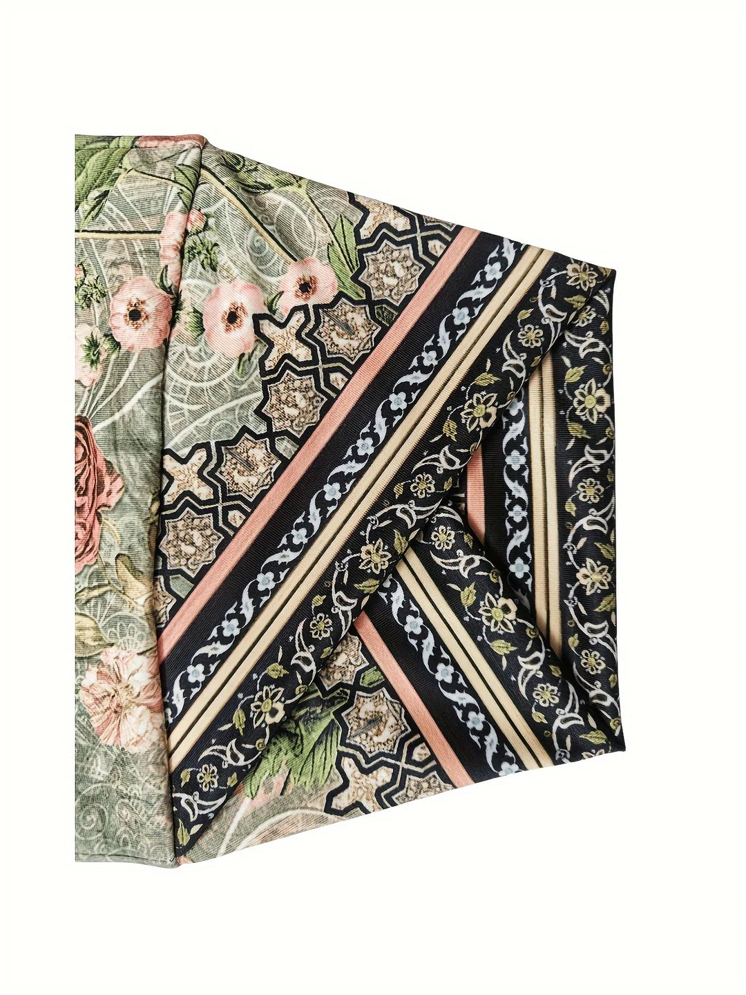 Kayden - Vintage Kwieciste Spodnie Capri