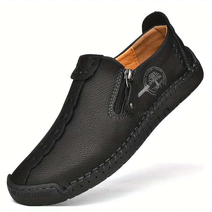 Joesph - Skórzane Buty z Bocznym Zamkiem Błyskawicznym