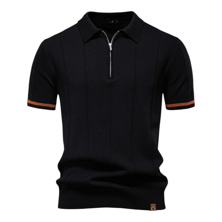 Johncena - Casualowa Koszulka Polo z Zamkiem Błyskawicznym
