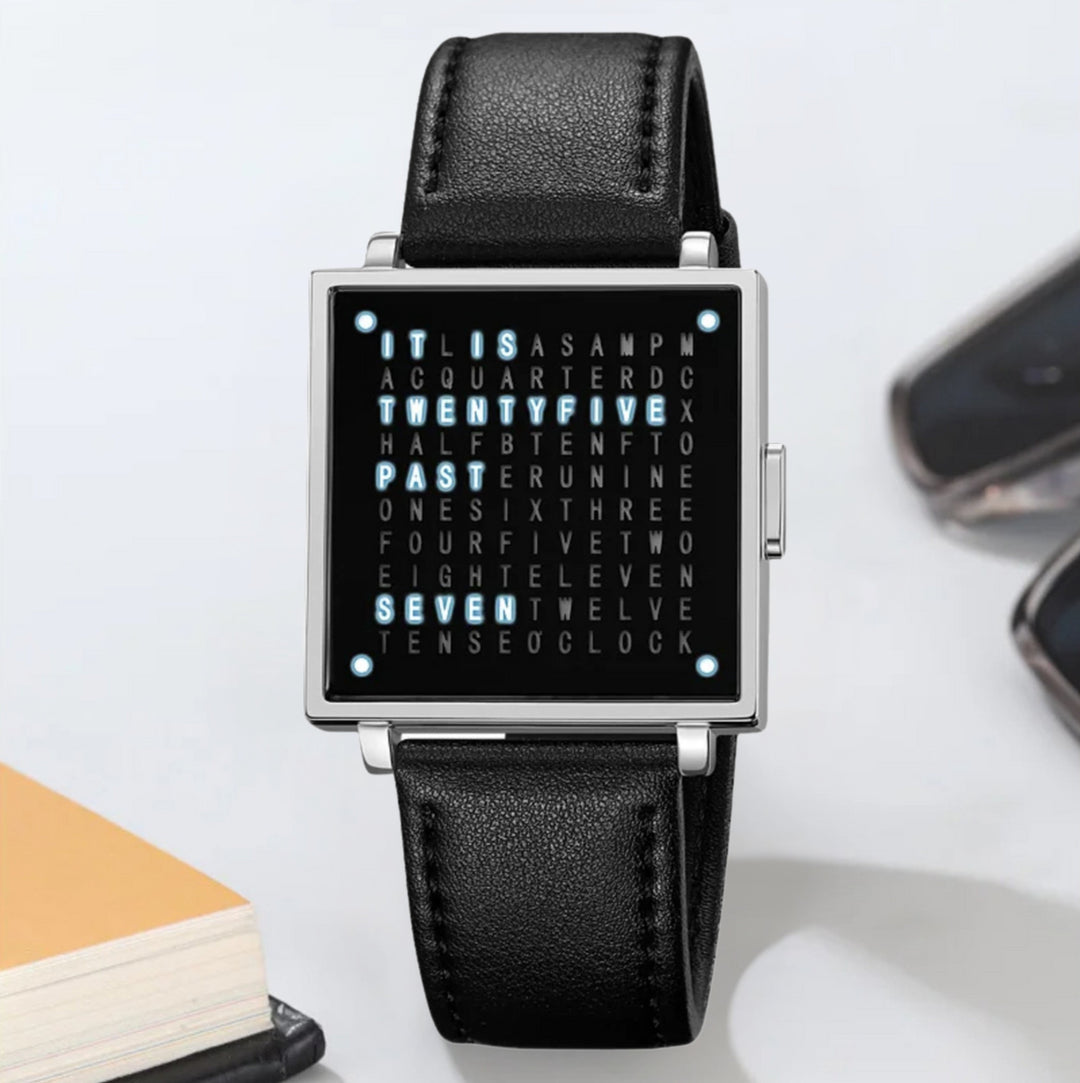 WordTime – Zegarek z Cyfrowym Wyświetlaczem Matrix