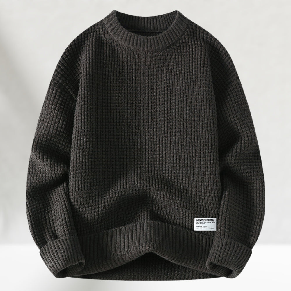 Jesse – Sweter z Okrągłym Dekoltem