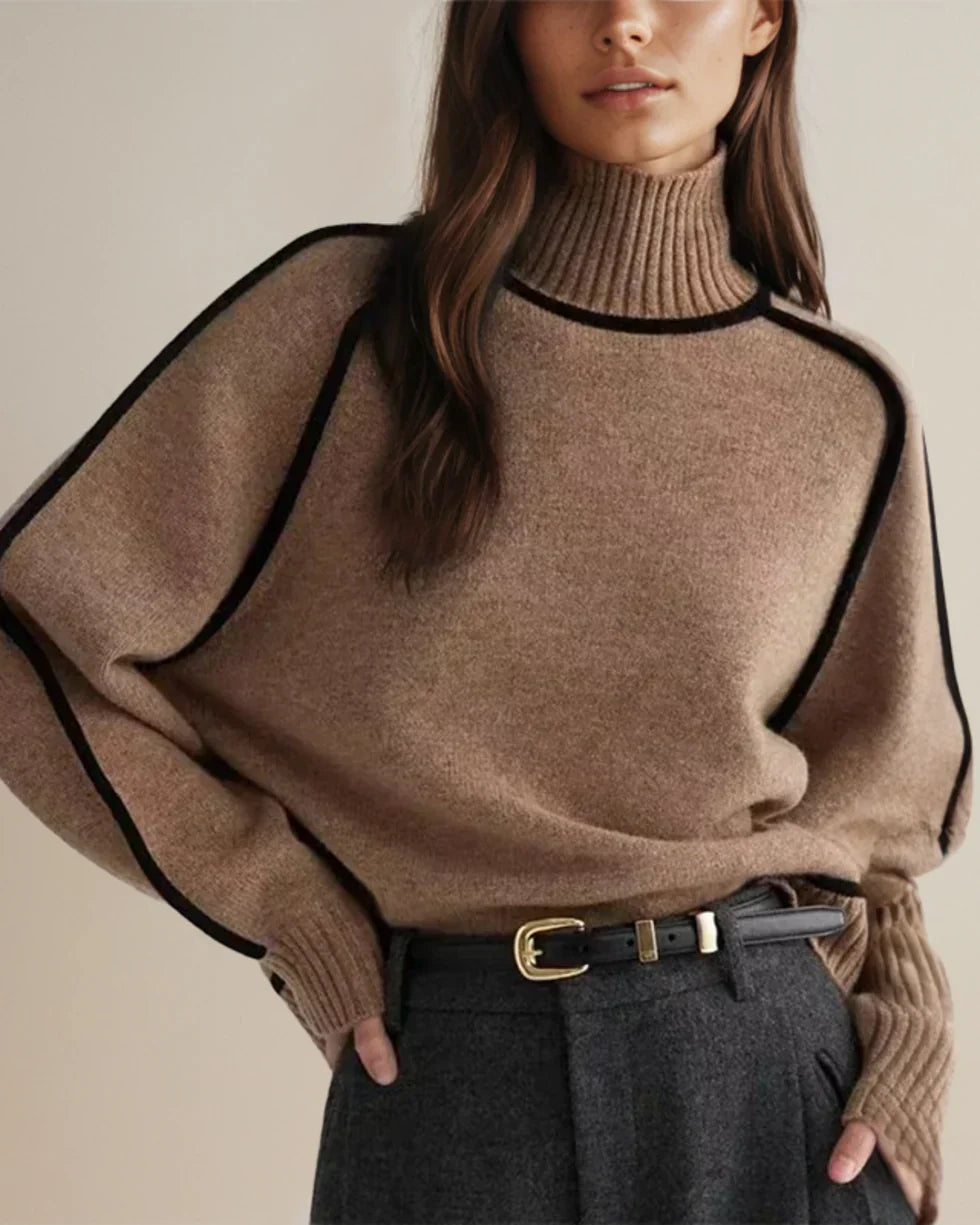 Karina – Elegancki sweter z olfem
