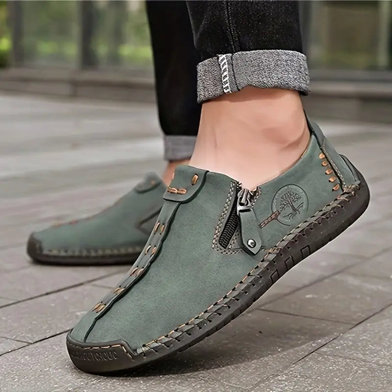 Joesph - Skórzane Buty z Bocznym Zamkiem Błyskawicznym