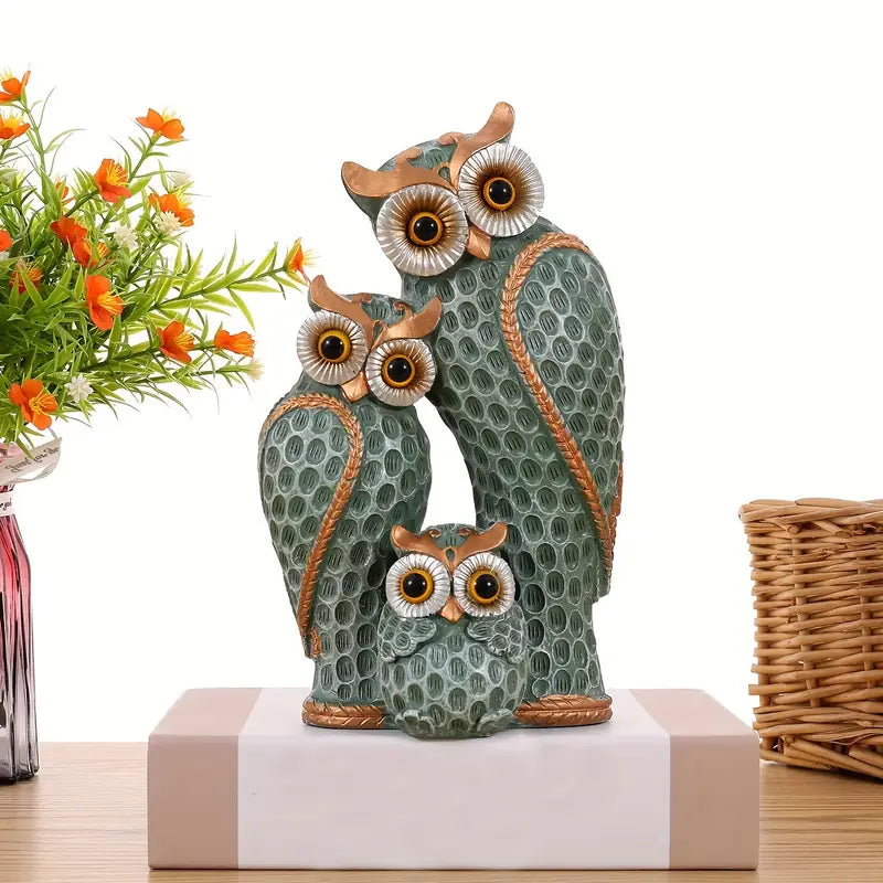 EchoOwlet – Nowoczesna Figurka Rodziny Sów