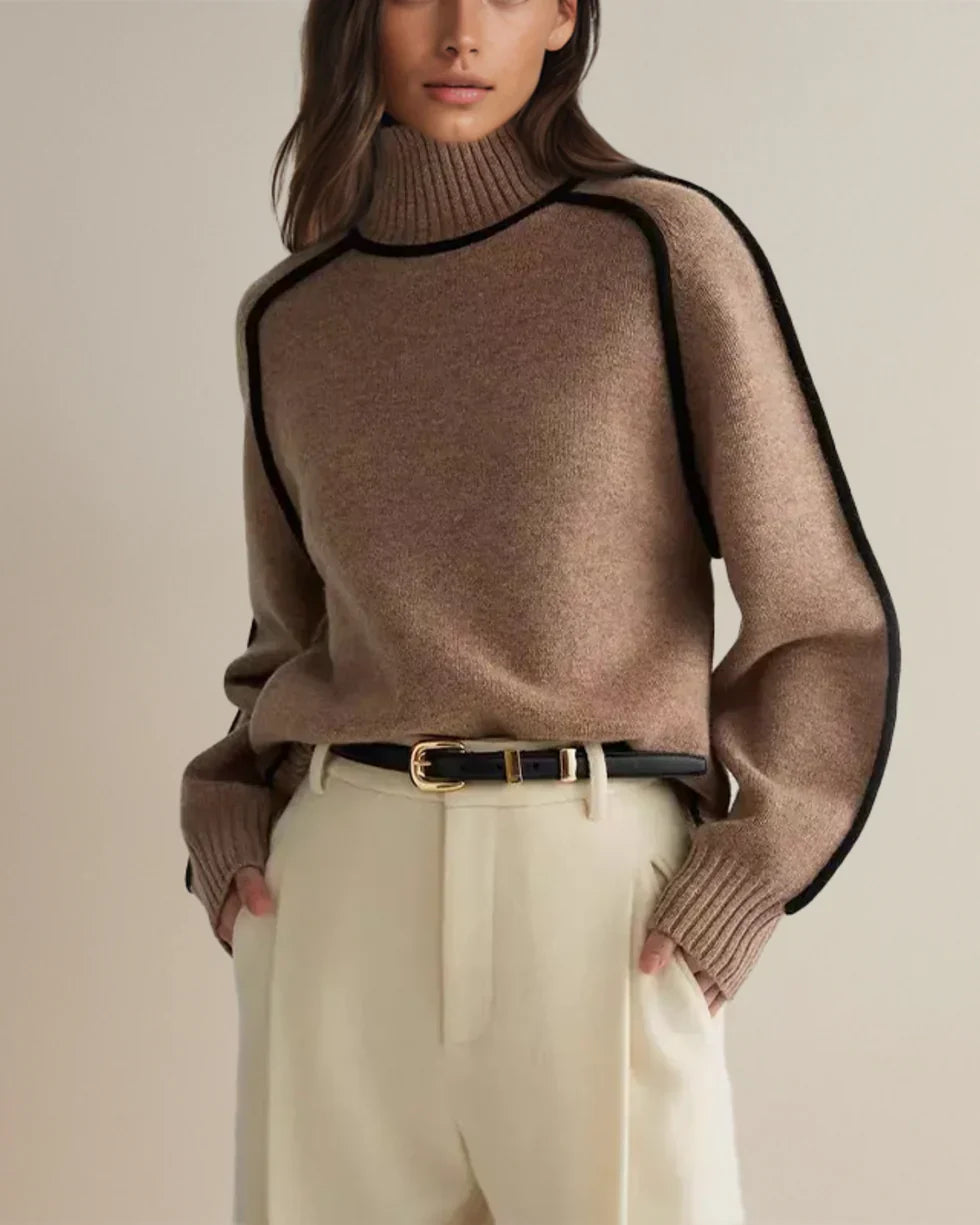 Karina – Elegancki sweter z olfem