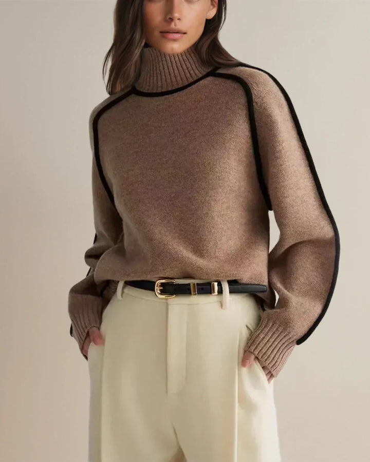 Karina – Elegancki sweter z olfem