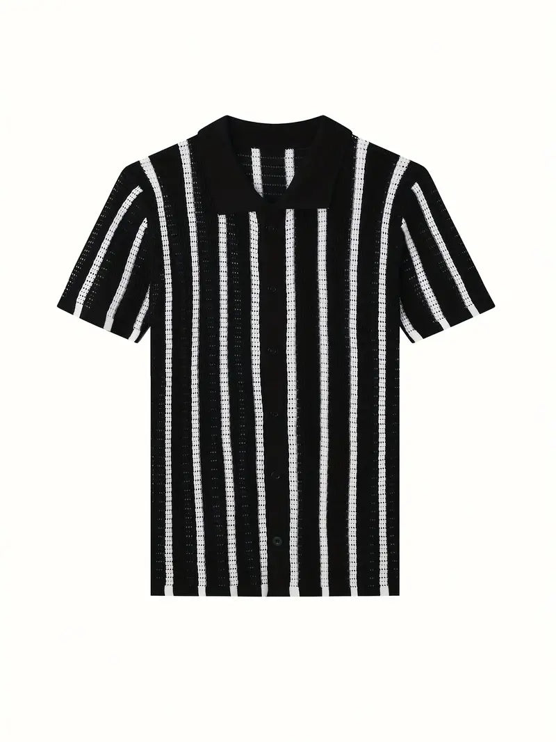 Cordell - Oddychający Sweter z Krótkim Rękawem