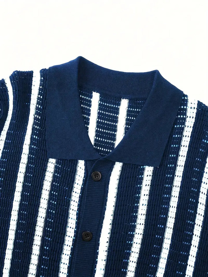 Cordell - Oddychający Sweter z Krótkim Rękawem