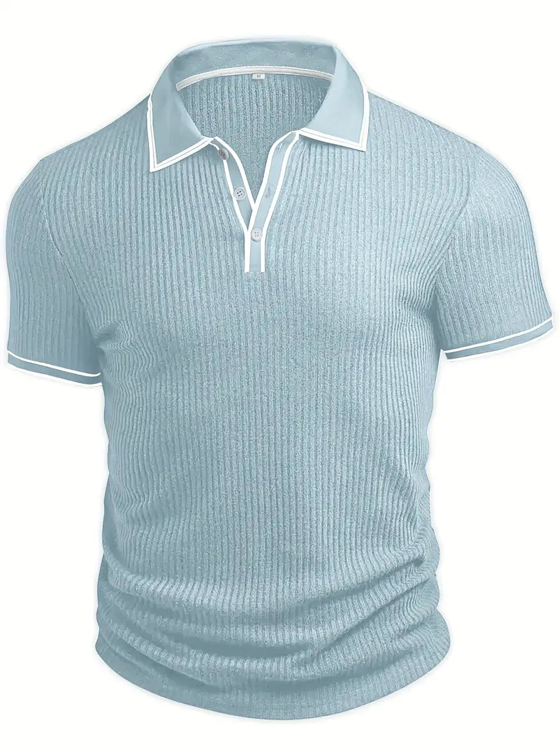Orestis - Elegancka Koszulka Polo Z Krótkim Rękawem