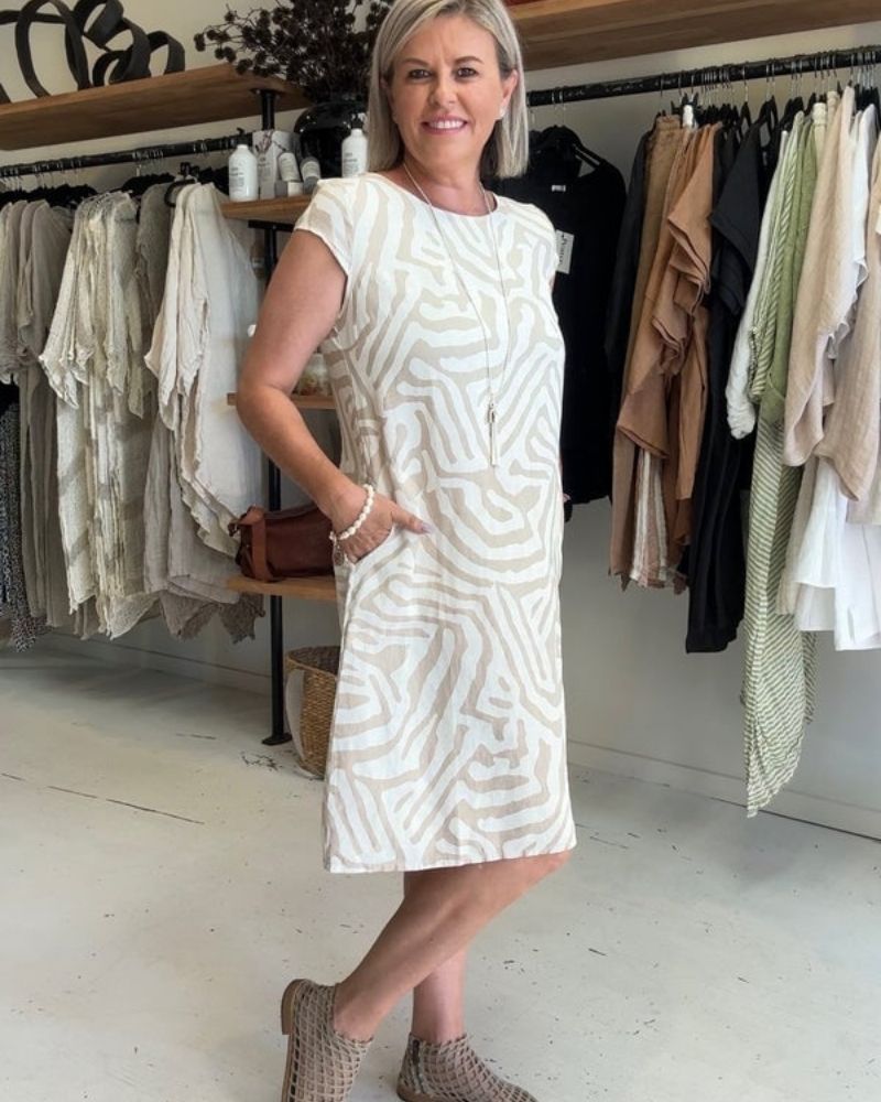 Lorenza – Sukienka z Bawełny Inspirowana Stylem Vintage