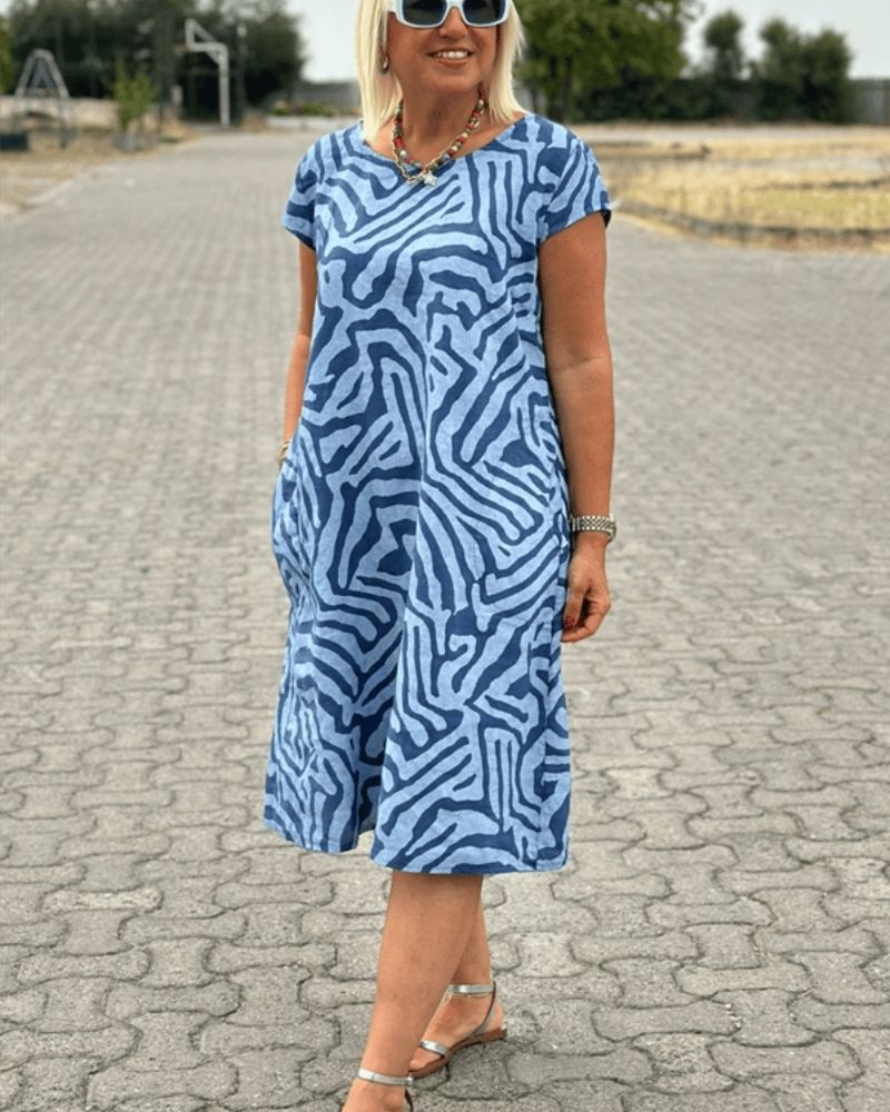 Lorenza – Sukienka z Bawełny Inspirowana Stylem Vintage