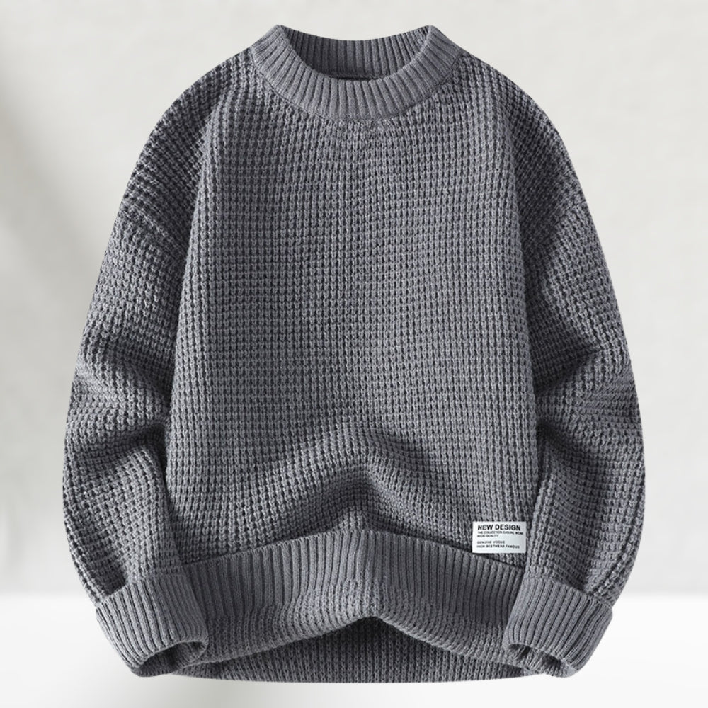 Jesse – Sweter z Okrągłym Dekoltem