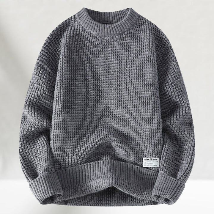 Jesse – Sweter z Okrągłym Dekoltem