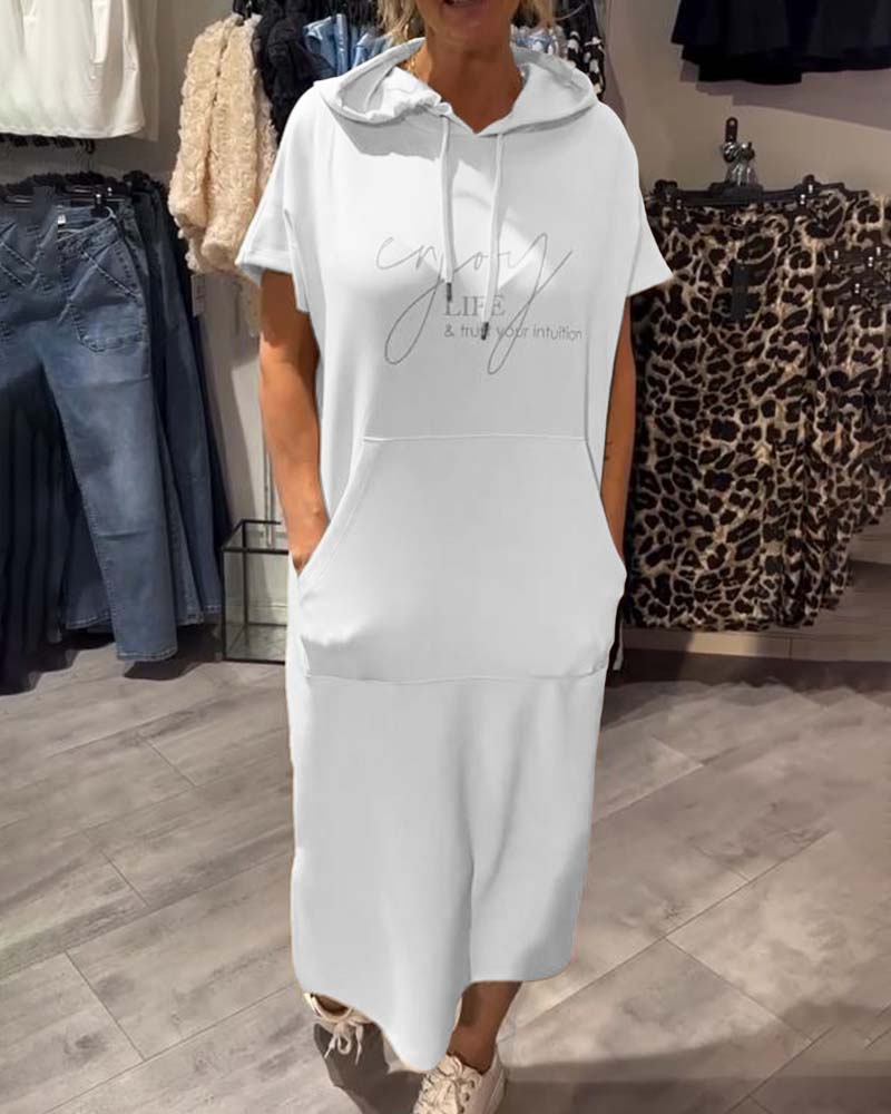 Nadia – Elegancka Sukienka z Kapturem