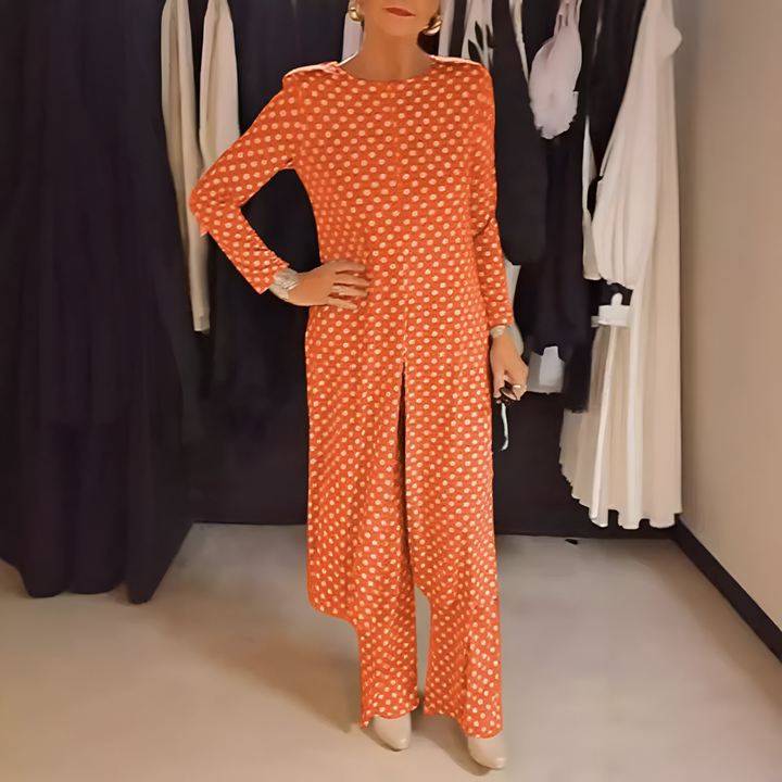Maryse - Dwuczęściowy Zestaw w Wesołe Kropki