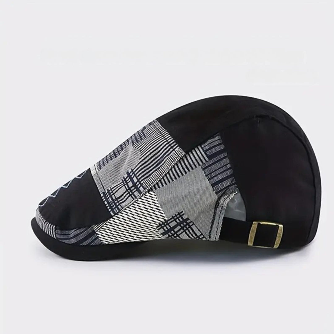 Lebron - Czapka Typu gazetarz w Stylu Vintage z Naszywkami