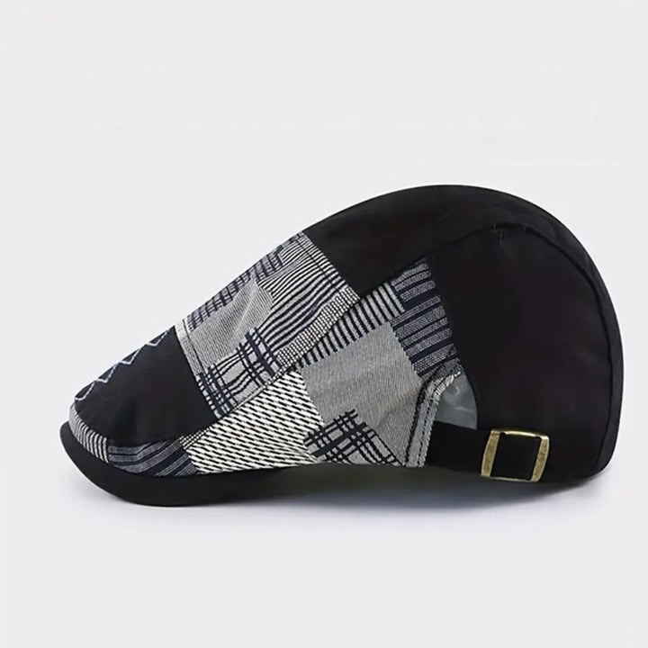 Lebron - Czapka Typu gazetarz w Stylu Vintage z Naszywkami