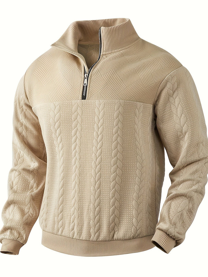 Caleb – Sweter z Zamkiem w Stylu Vintage