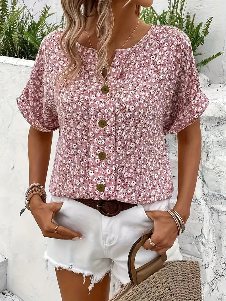 Lillie – Letni top z Guzikami