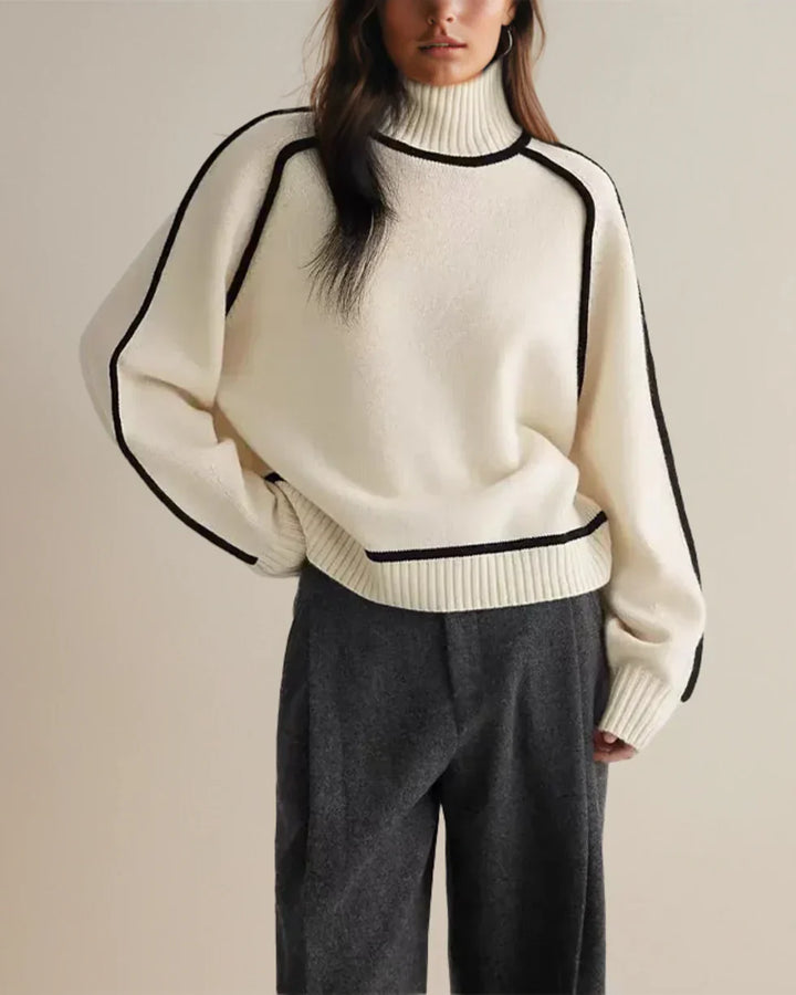 Karina – Elegancki sweter z olfem