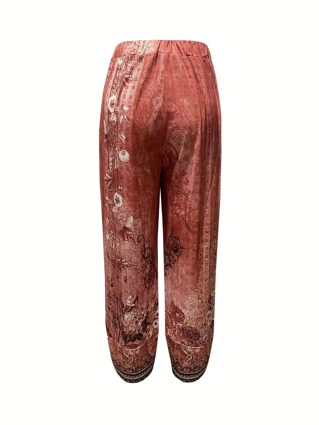 Kayden - Vintage Kwieciste Spodnie Capri
