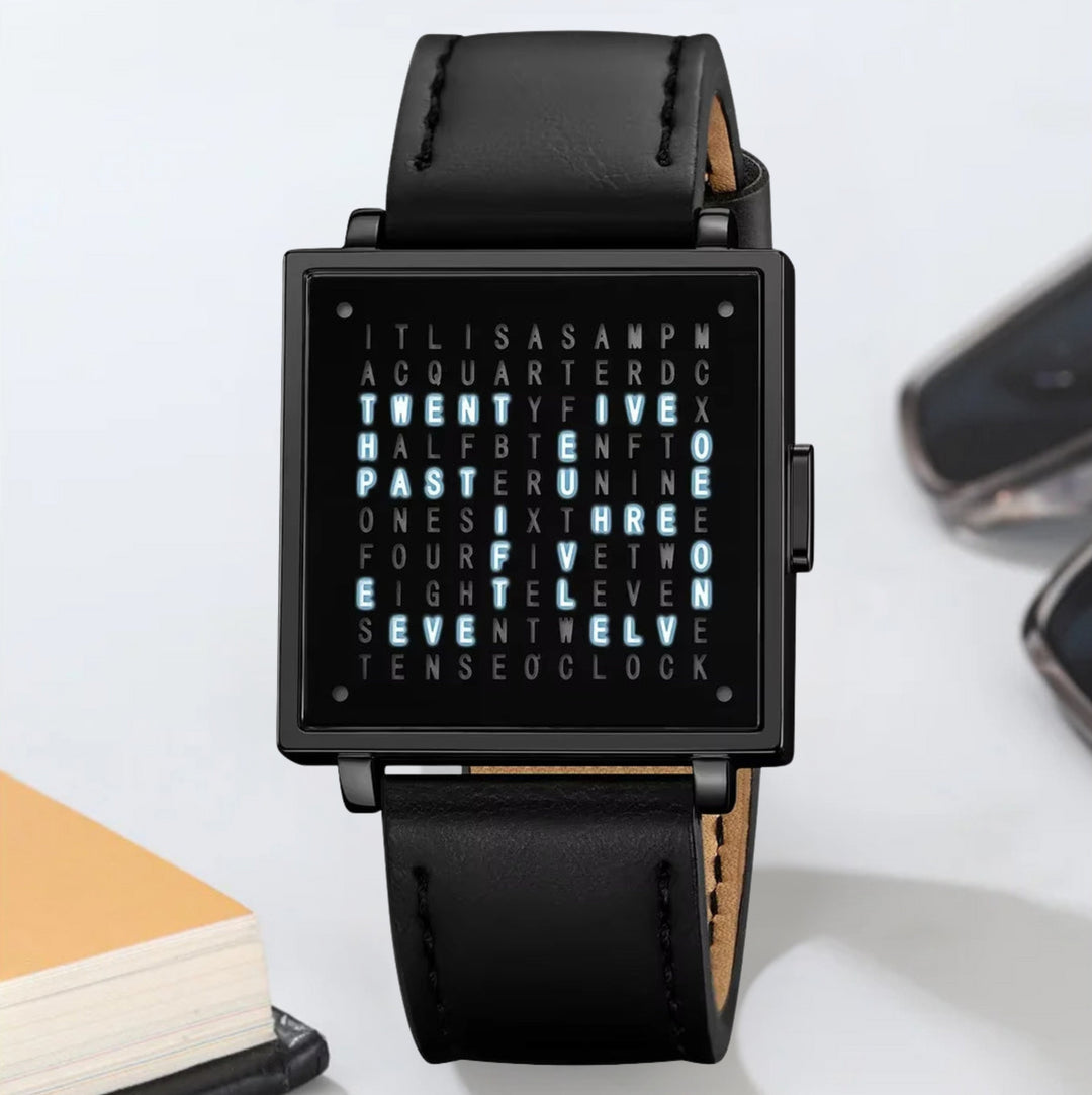 WordTime – Zegarek z Cyfrowym Wyświetlaczem Matrix