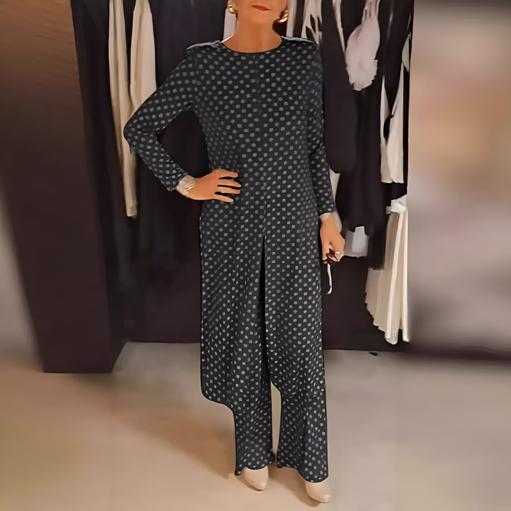 Maryse - Dwuczęściowy Zestaw w Wesołe Kropki