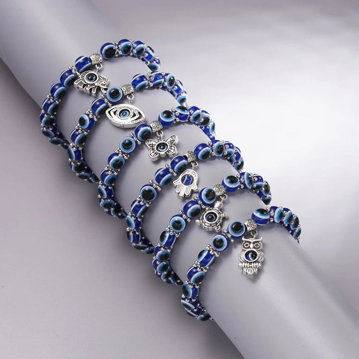 Eliani – Bransoletka na Kostkę  Saphira Zły Oko Amulet