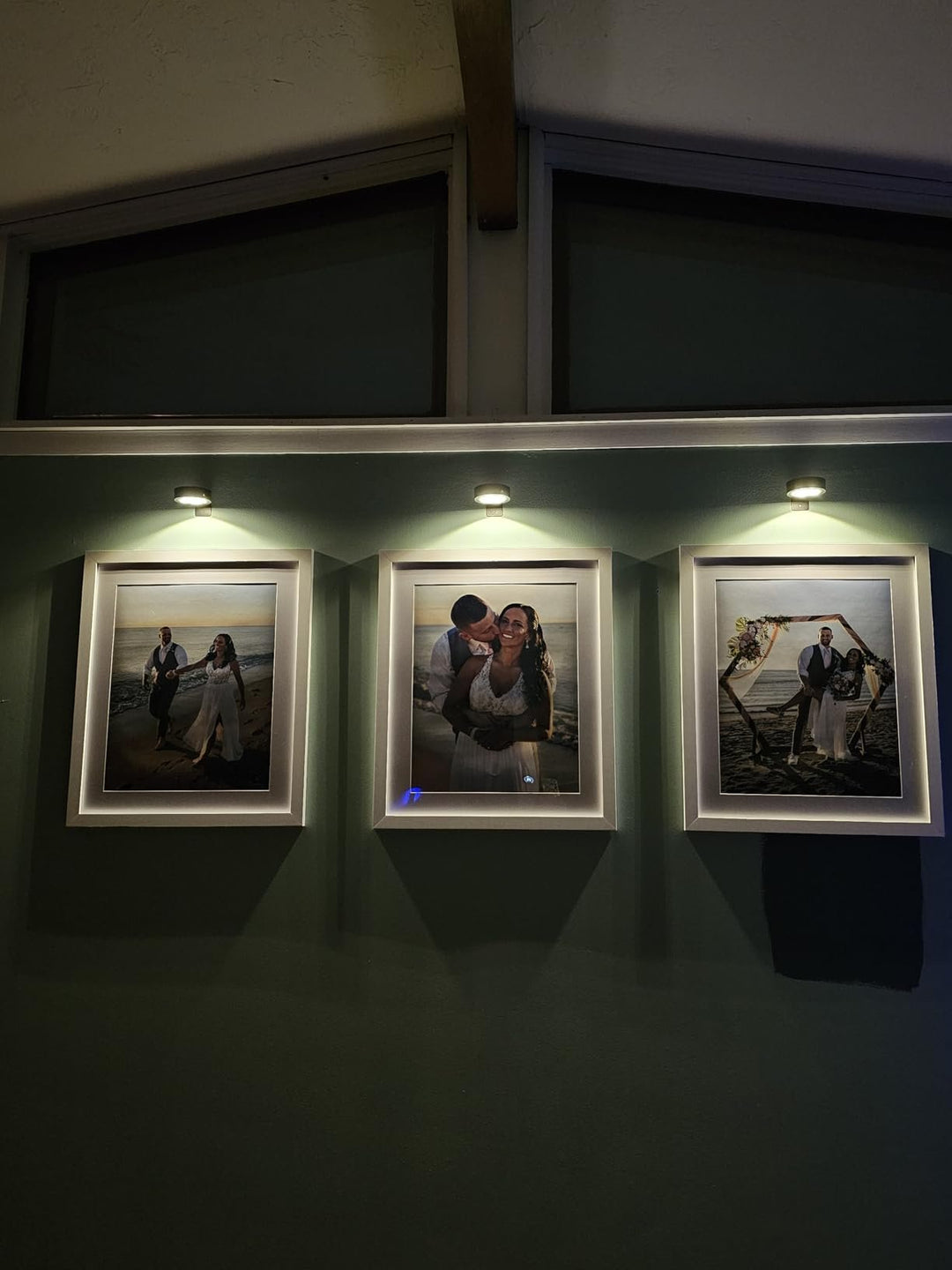 GlowFrame – Magnetyczna Lampa do Obrazów z 13 Trybami Swiecenia (Zestaw 3 Sztuki)