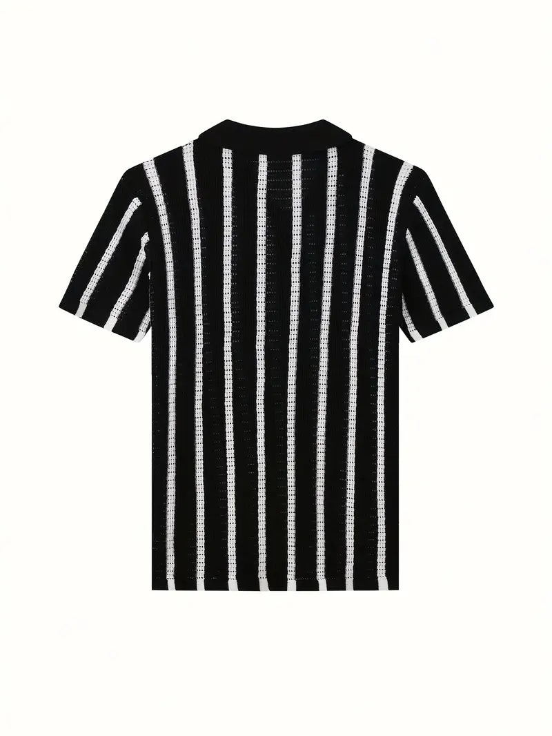 Cordell - Oddychający Sweter z Krótkim Rękawem