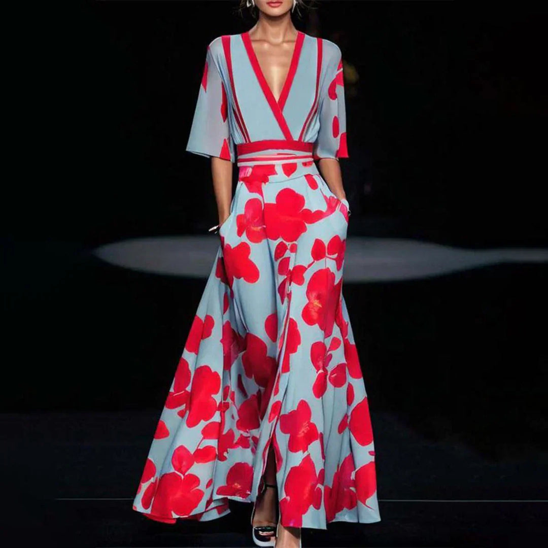 Millie – Elegancka Sukienka z Krótkim Rękawem
