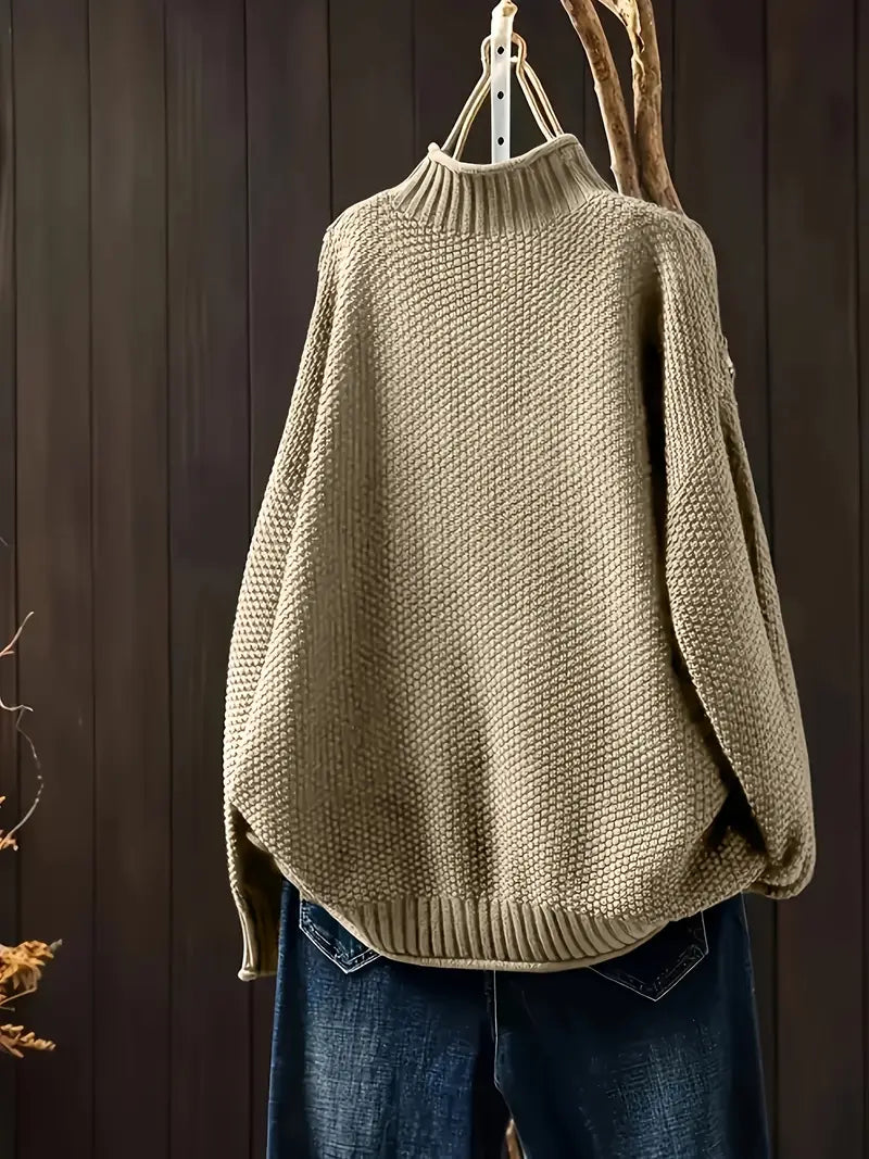 Pippa – Sweter z Długim Rękawem Na Zimę