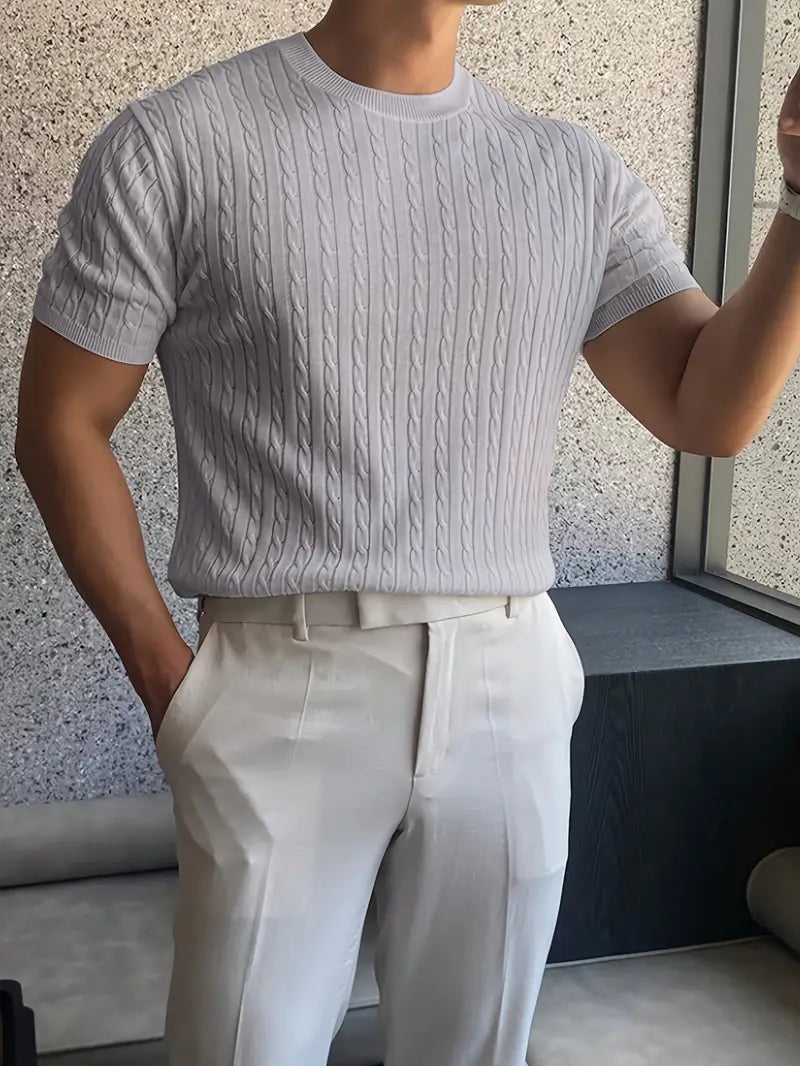 Kiril - Elegancki Sweter Z Dzianiny