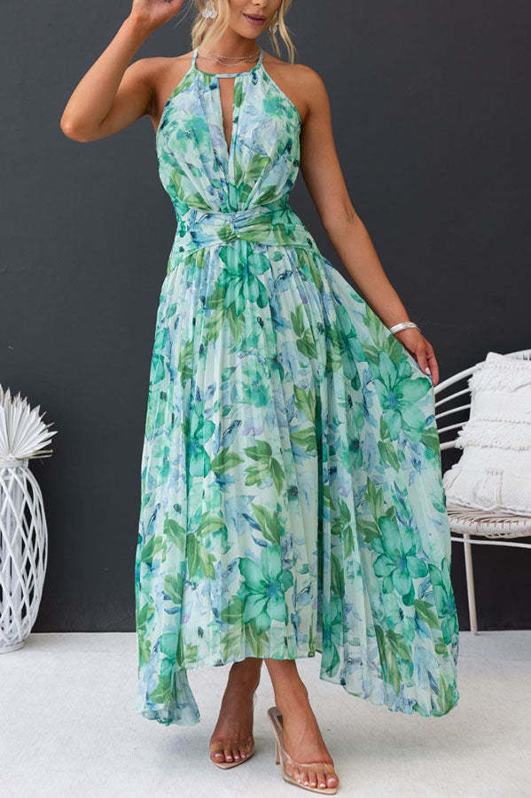 Aloysia – Sukienka Maxi w Kwiatowy Wzór