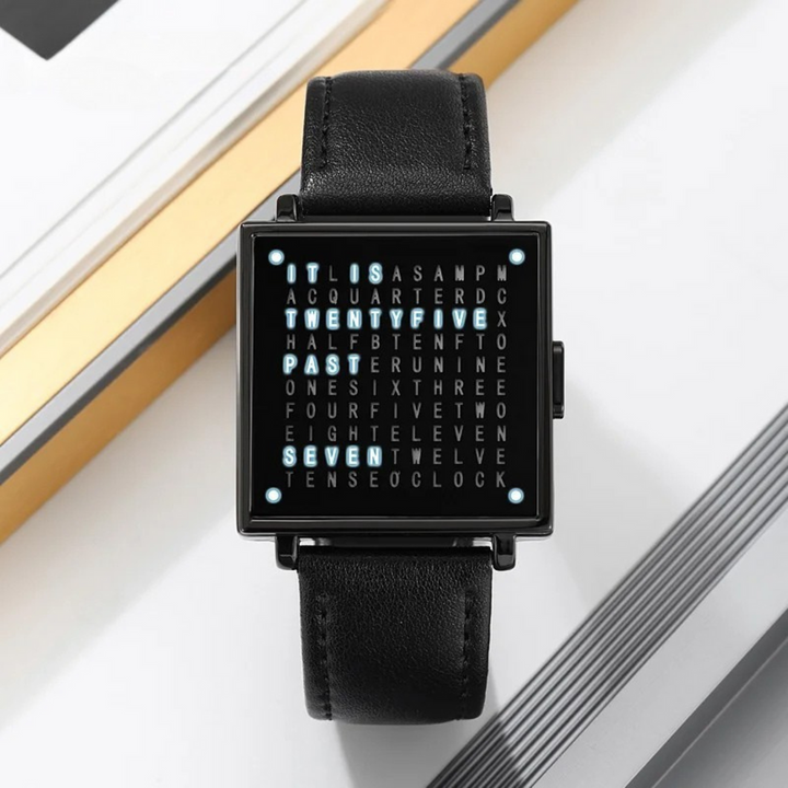 WordTime – Zegarek z Cyfrowym Wyświetlaczem Matrix