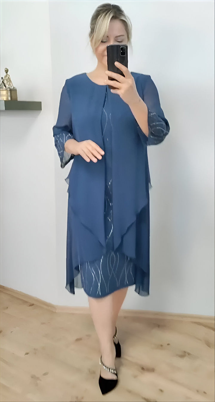 Nienke – elegancka sukienka kopertowa