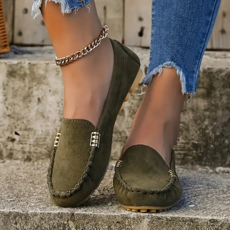 Mitsuko - Casualowe Antypoślizgową Loafersy