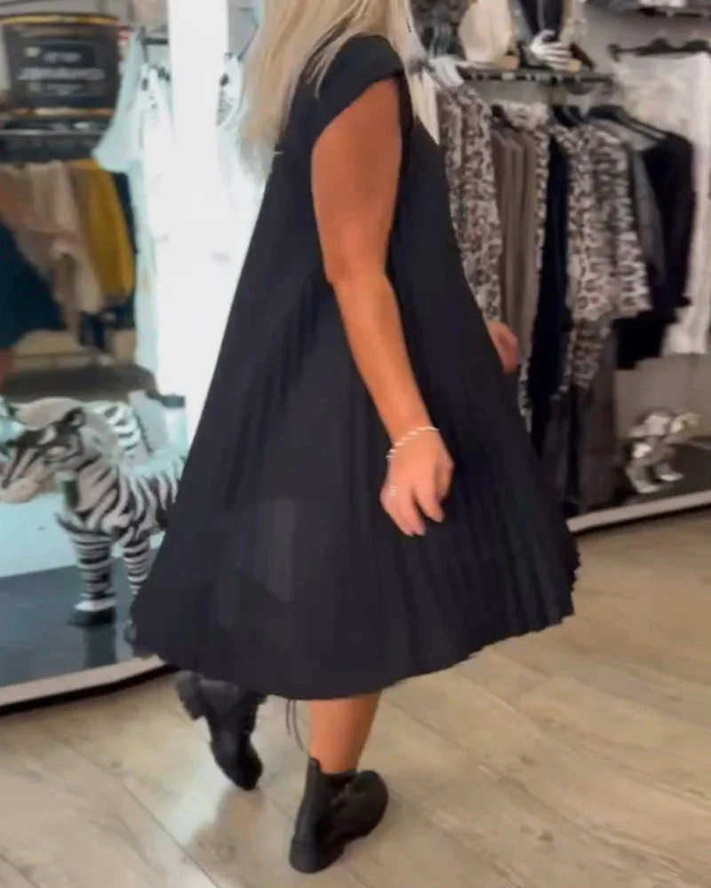 Shihua – Modna Plisowana Sukienka