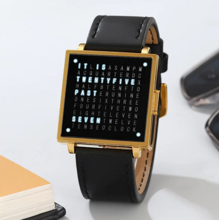 WordTime – Zegarek z Cyfrowym Wyświetlaczem Matrix
