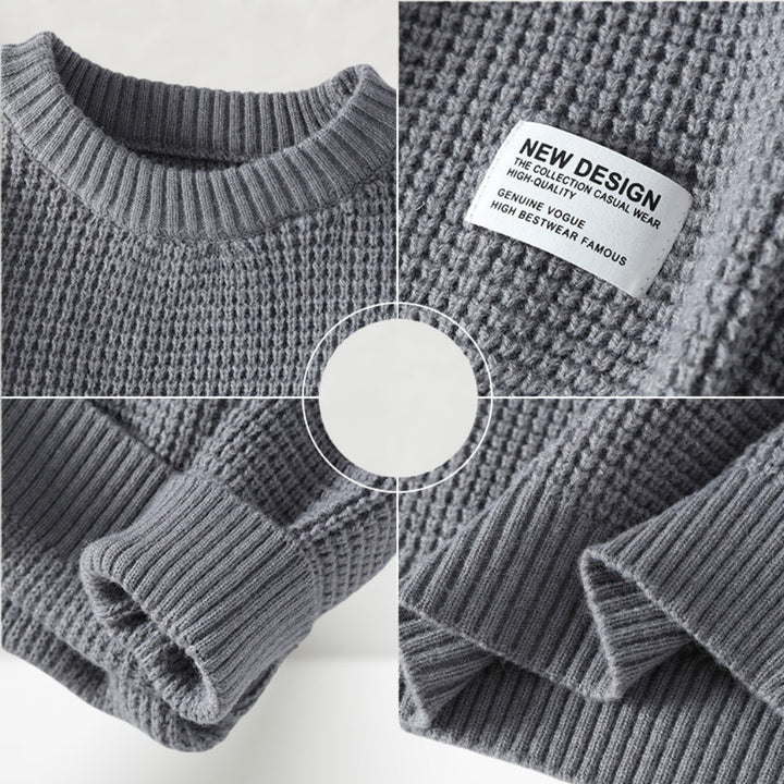 Jesse – Sweter z Okrągłym Dekoltem