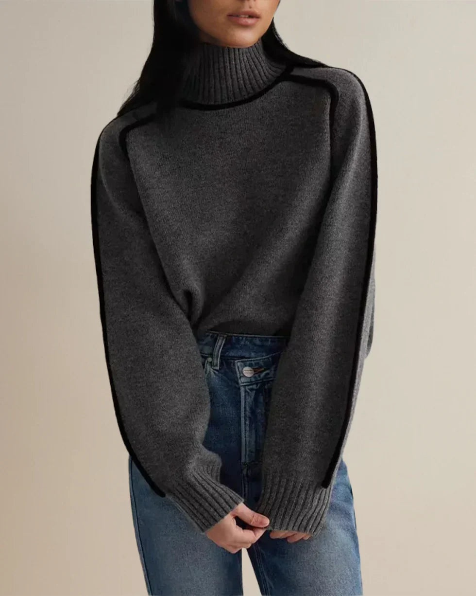 Karina – Elegancki sweter z olfem